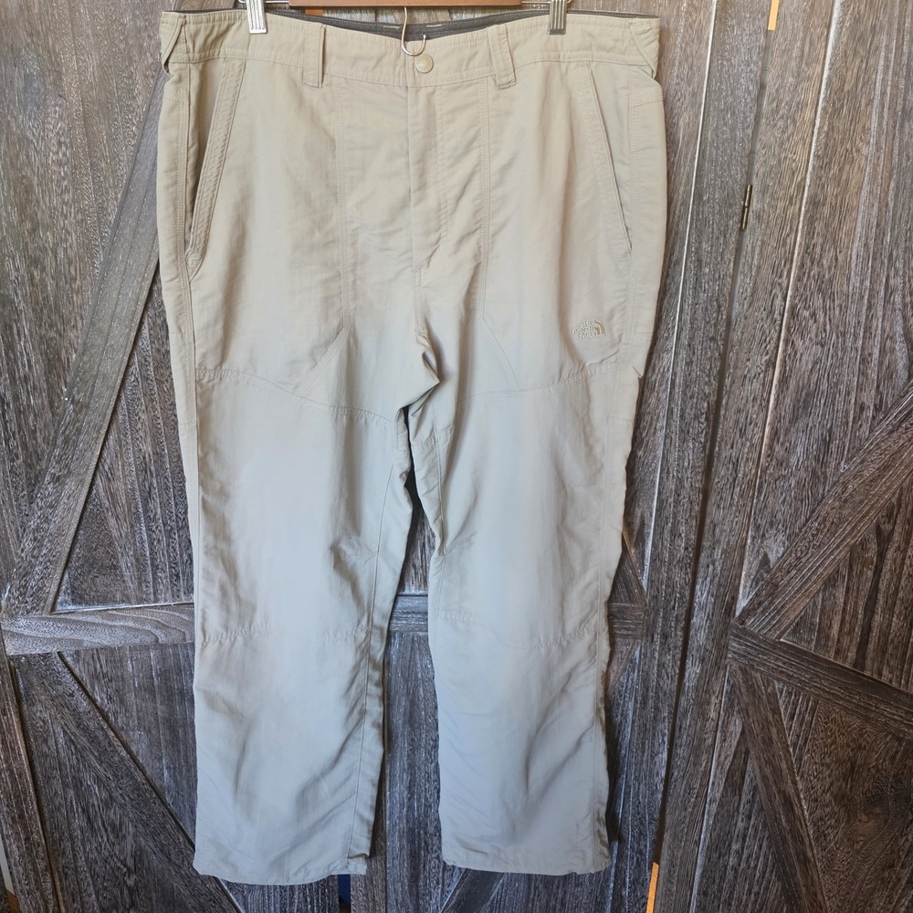 The North Face Pants Mens 40 Khaki Cargo Utility Ripstop Outdoor Hiking Packable